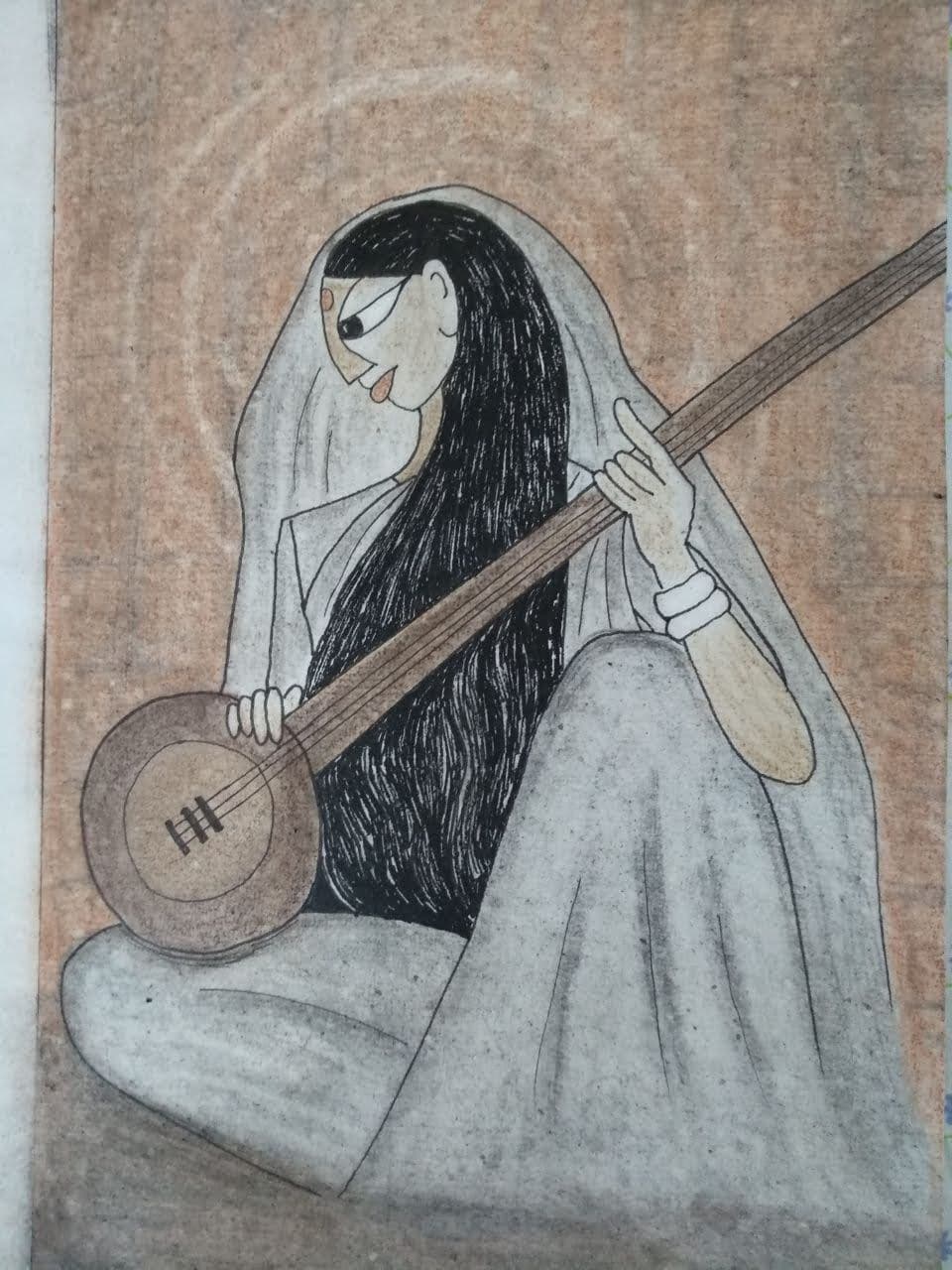 Pen & Pastels artwork