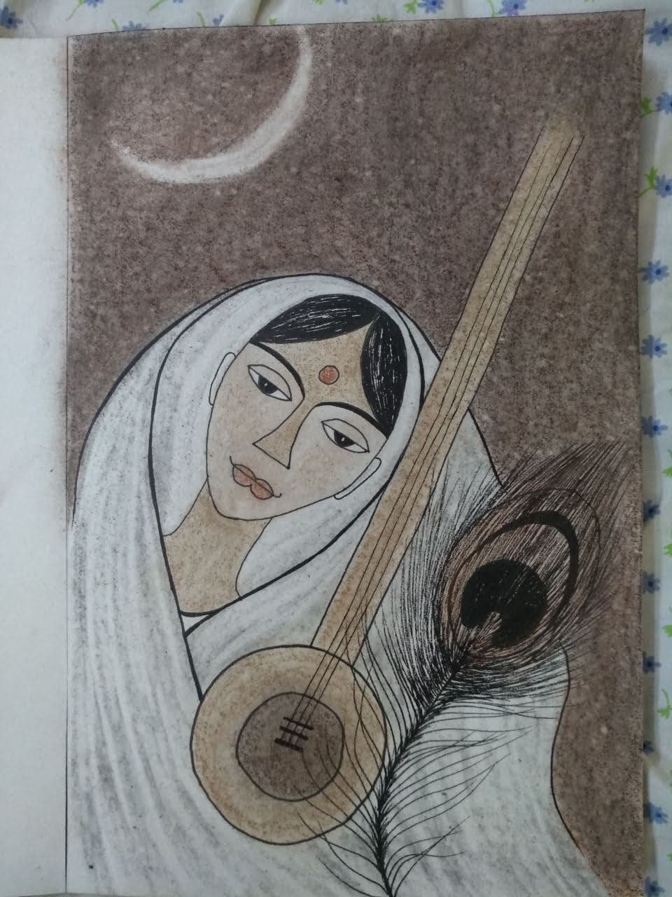 Pen & Pastels artwork