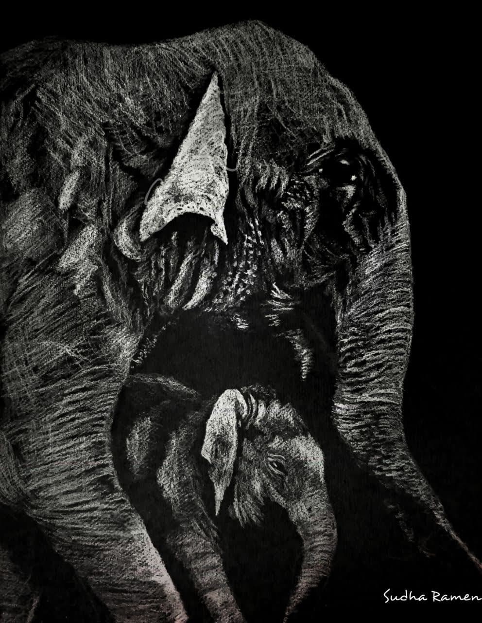 Pen & Pastels artwork